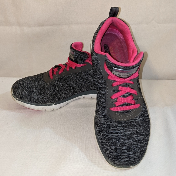 Skechers Shoes Skechers Air Cooled Memory Foam Grey Sneakers In